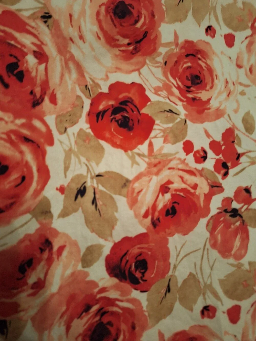 Van Heusen Shabby Roses Floral Pencil Skirt Ladies 10 Bloomcore Dopamine Flowers